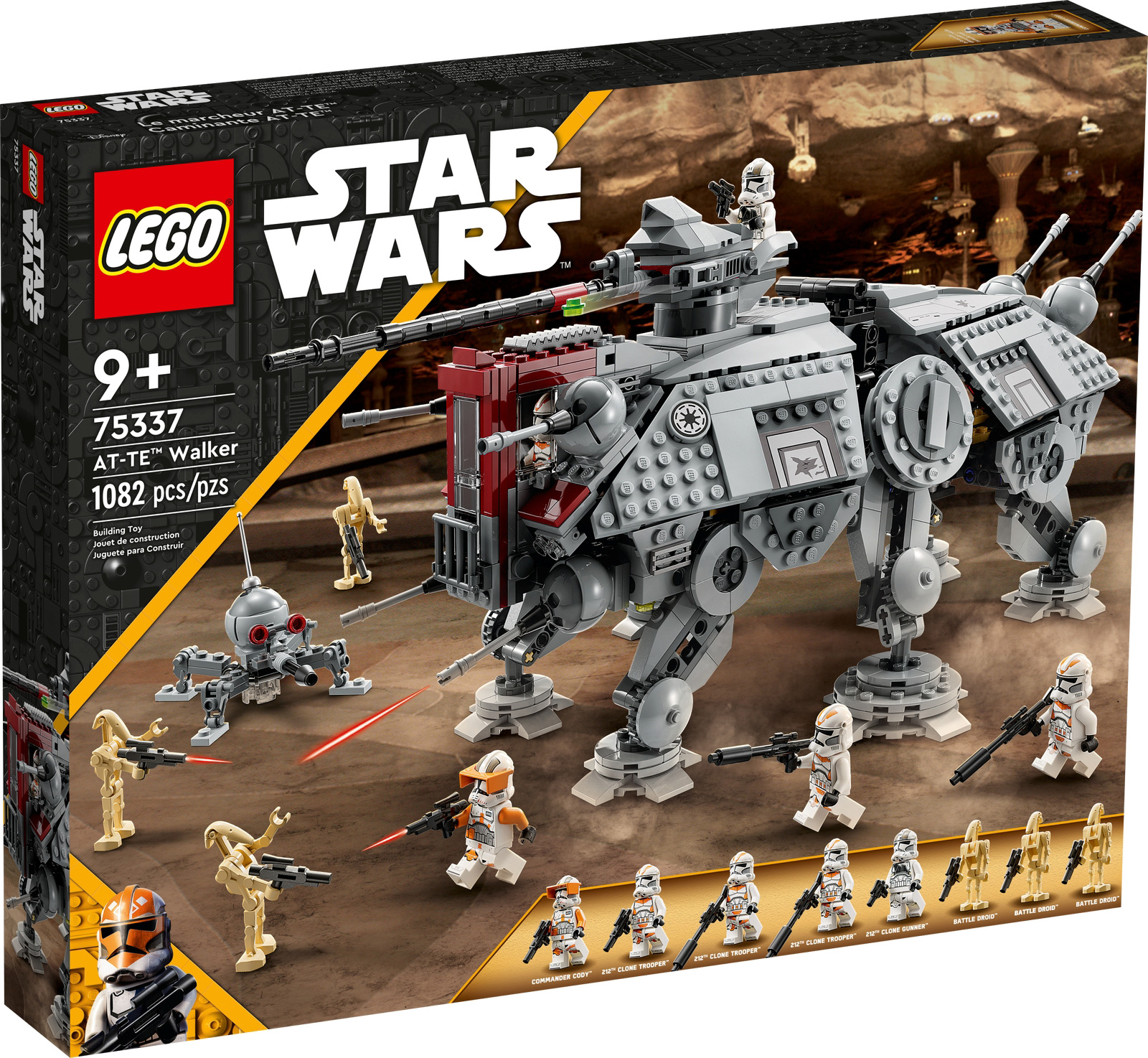 lego star wars 75337 le marcheur at te