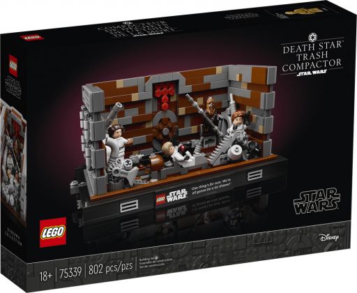 LEGO Star Wars 75339 Diorama du compacteur de déchets de l'Étoile de la Mort