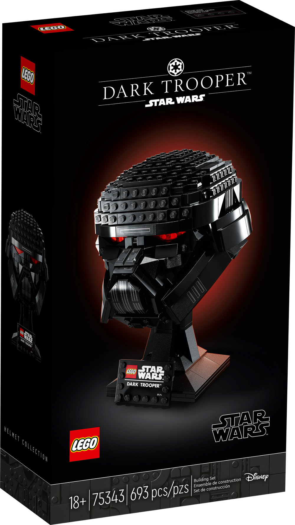 LEGO Star Wars 75343 pas cher, Le casque du Dark Trooper
