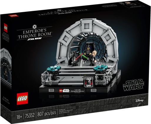 LEGO Star Wars 75352 Diorama de la salle du trône de l’Empereur