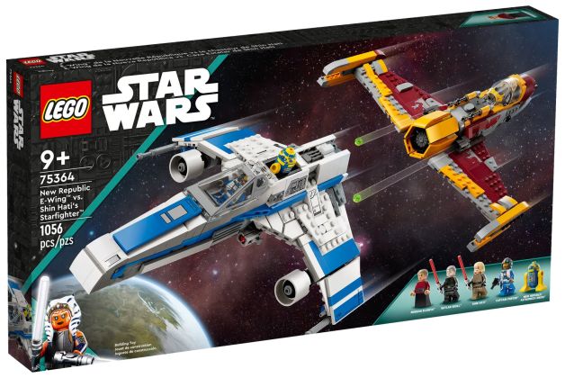 LEGO Star Wars 75364 L’E-wing de la Nouvelle République contre le chasseur de Shin Hati