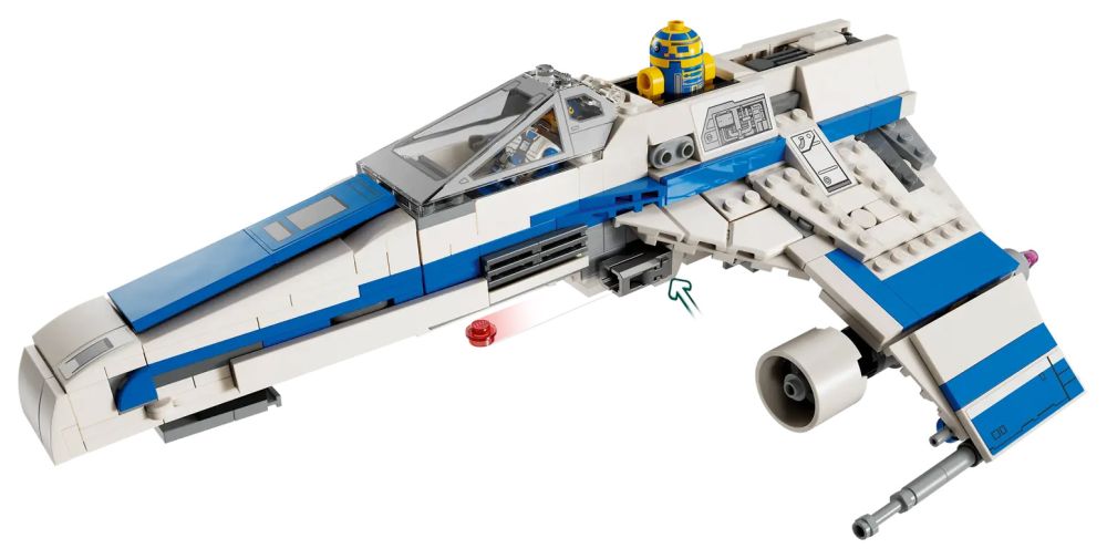 LEGO Star Wars 75364 pas cher, L'E-wing de la Nouvelle République