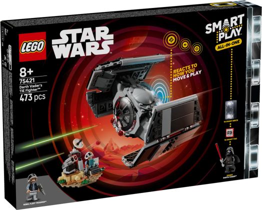LEGO Star Wars 75421 SMART Play : le TIE Fighter de Dark Vador