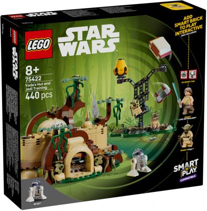 LEGO Star Wars 75422 SMART Play : la hutte de Yoda et l’entraînement Jedi