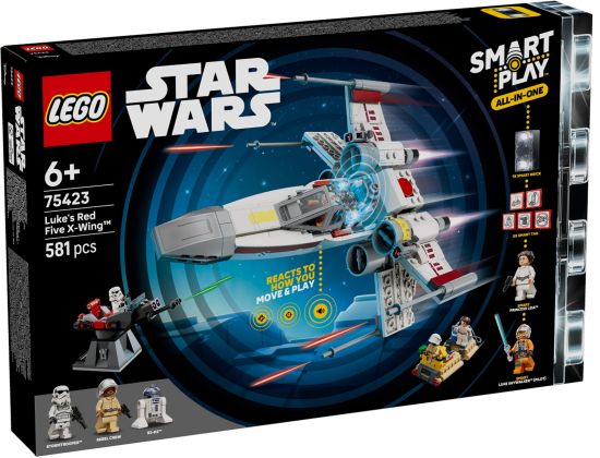 LEGO Star Wars 75423 SMART Play : le X-Wing Red Five de Luke