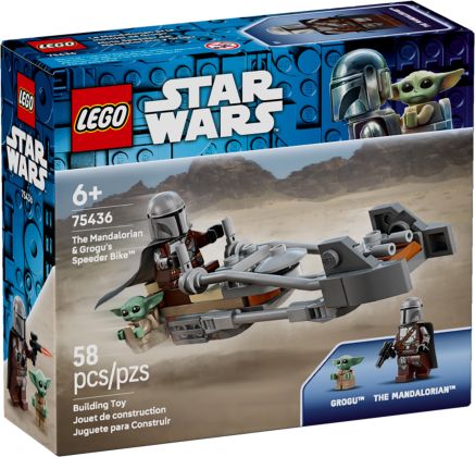 LEGO Star Wars 75436 Le speeder bike du Mandalorien et Grogu