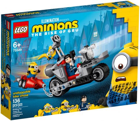 LEGO Minions 75549 La course-poursuite en moto
