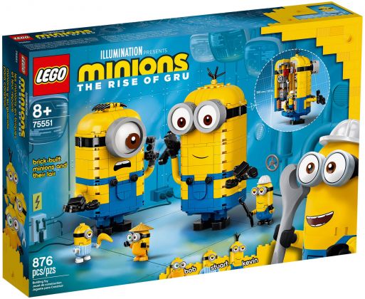 LEGO Minions 75551 Les maxi-figurines Minions et leurs repaires