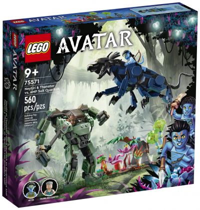 LEGO Avatar 75571 Neytiri et le Thanator vs. Quaritch dans l’exosquelette AMP