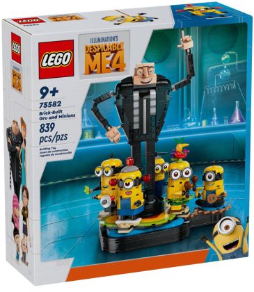 LEGO Moi, Moche et Méchant 75582 Gru et les Minions en briques