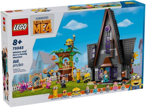 LEGO Moi, Moche et Méchant 75583 Le manoir familial des Minions et de Gru