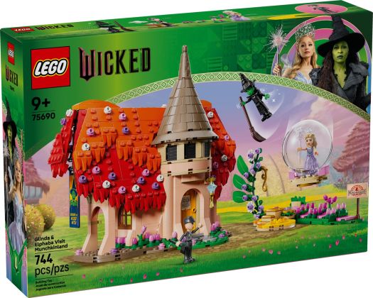 LEGO Wicked 75690 Glinda et Elphaba au pays des Munchkins