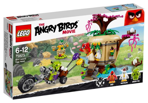 LEGO Angry Birds 75823 Le vol de l'œuf de l'île des oiseaux