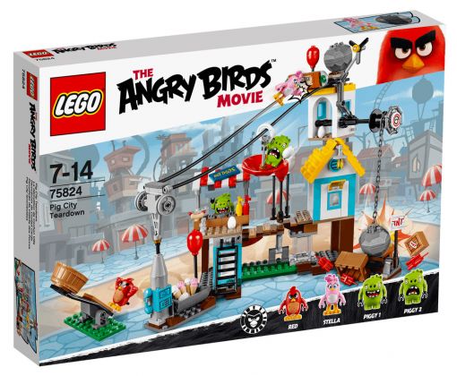 LEGO Angry Birds 75824 La démolition de cochon ville