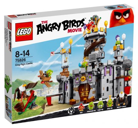 LEGO Angry Birds 75826 Le château du roi cochon
