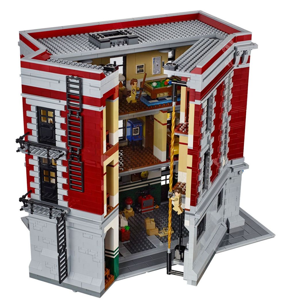 LEGO Ghostbusters 75827 pas cher Le QG des Ghostbusters