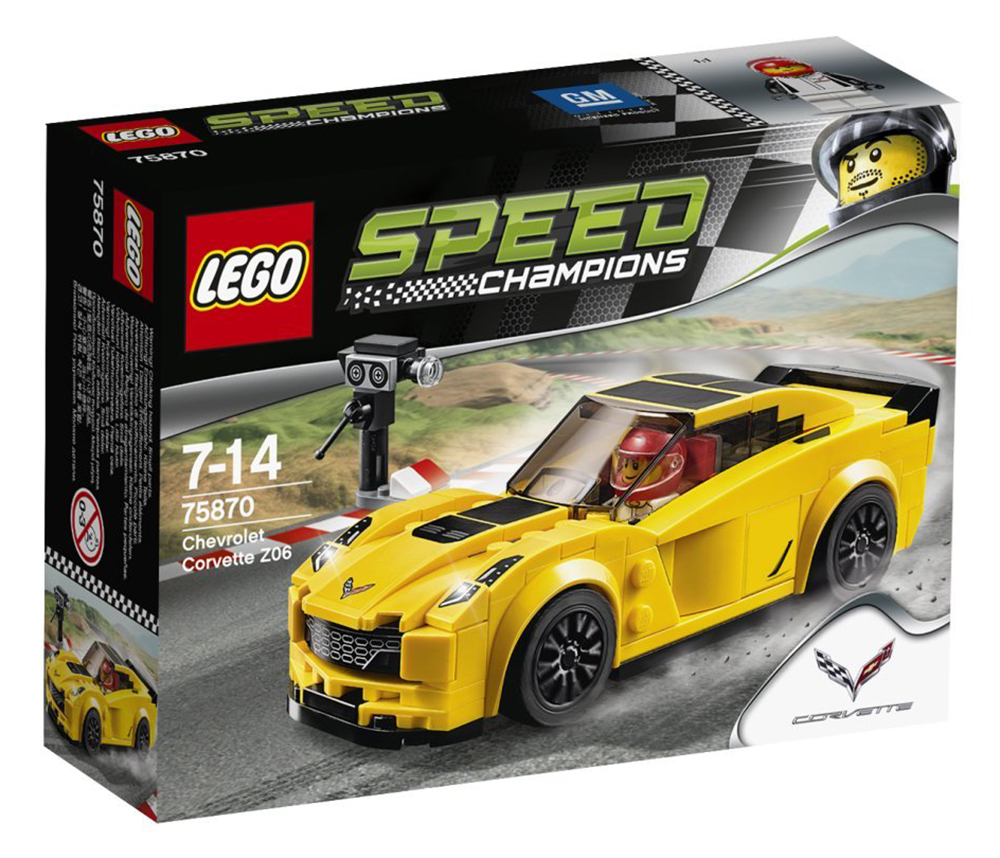 LEGO Speed Champions 75870 pas cher, Chevrolet Corvette Z06