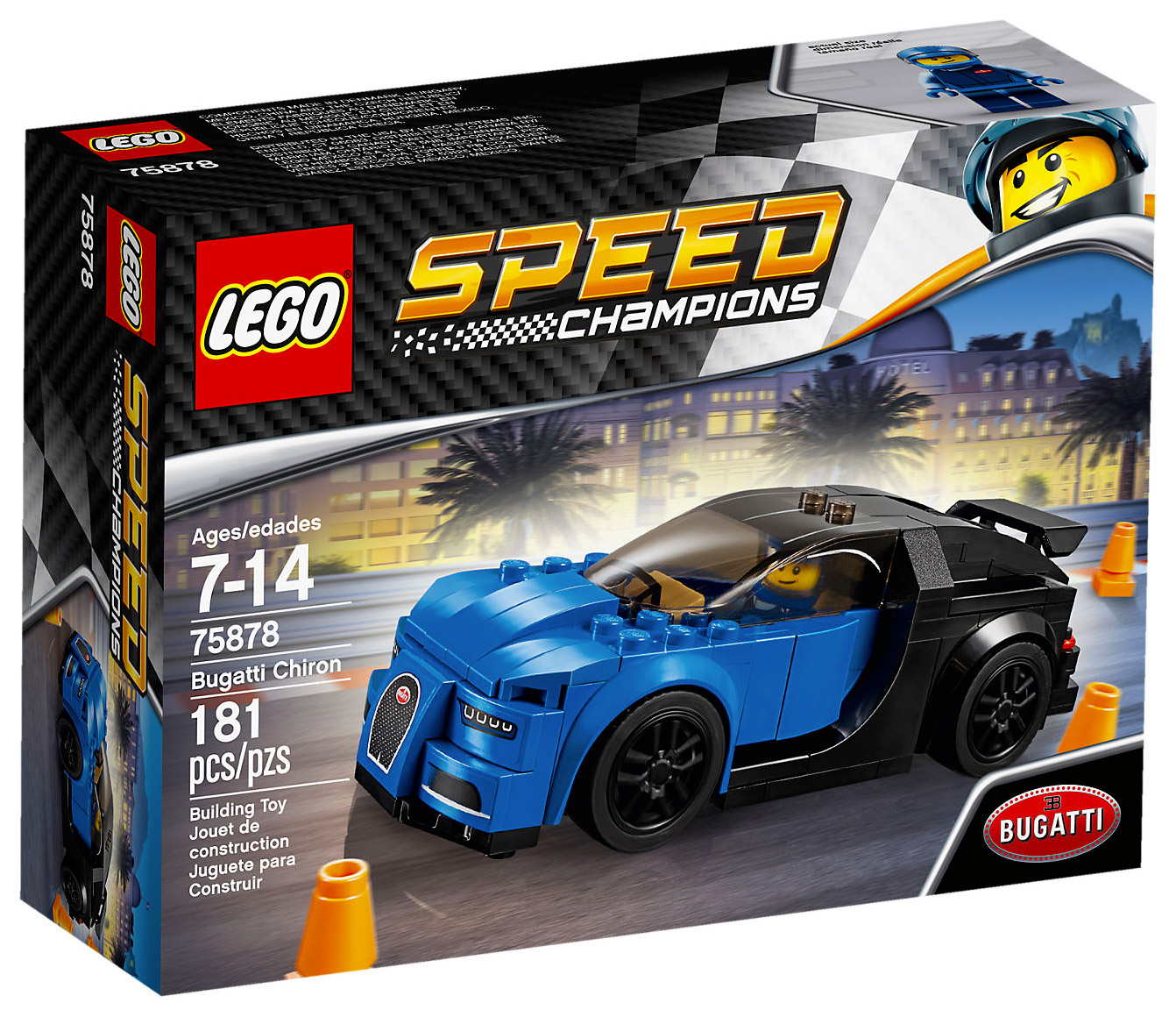 Lego Speed Champions 2017 : la Bugatti Chiron à l'honneur