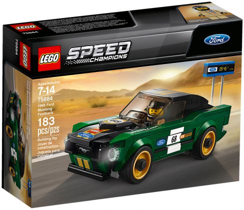 LEGO Speed Champions 75884 Ford Mustang Fastback 1968