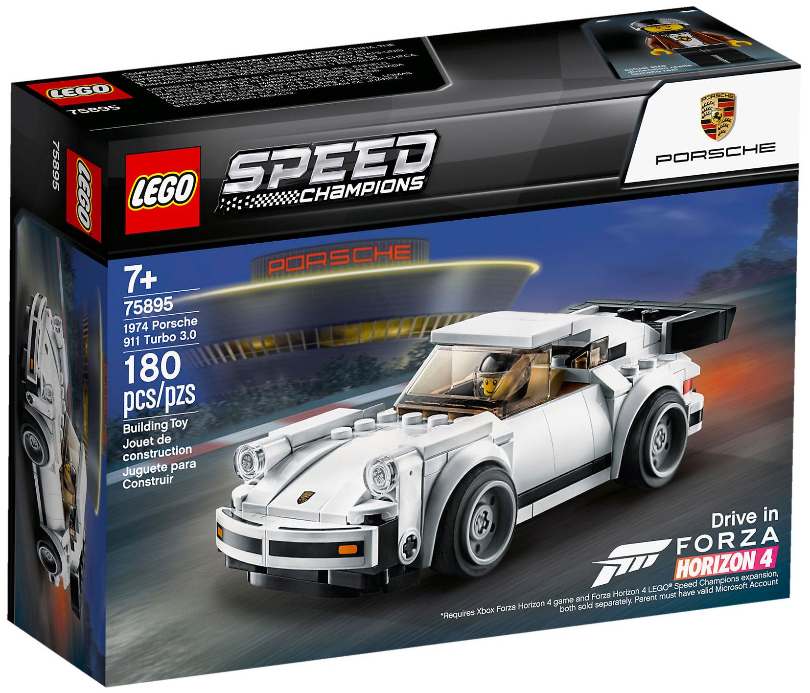 LEGO Speed Champions 75895 pas cher, 1974 Porsche 911 Turbo 3.0
