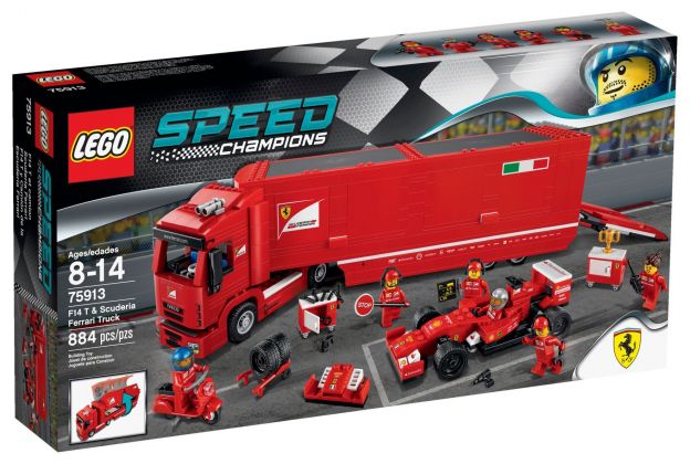 LEGO Speed Champions 75913 F14 T et son camion scuderia Ferrari