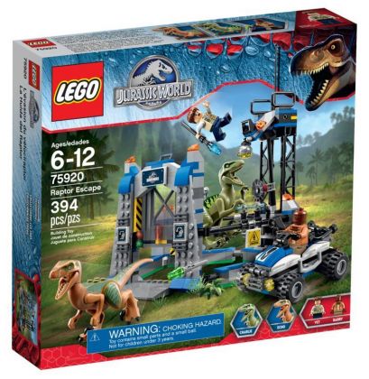LEGO Jurassic World 75920 L'évasion du Vélociraptor
