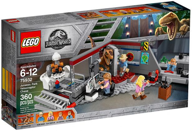 LEGO Jurassic World 75932 La poursuite du Vélociraptor - Jurassic Park