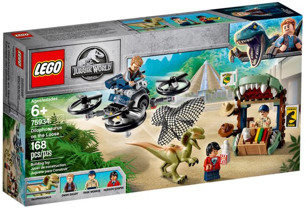 LEGO Jurassic World 75934 Dilophosaure en liberté