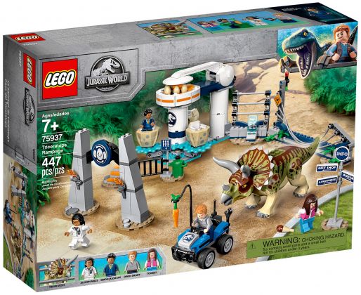 LEGO Jurassic World 75937 La fureur du Tricératops