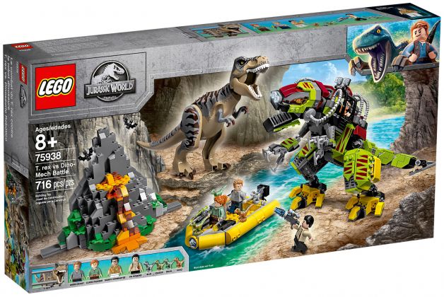 LEGO Jurassic World 75938 La bataille du T. rex contre le Dino-Mech