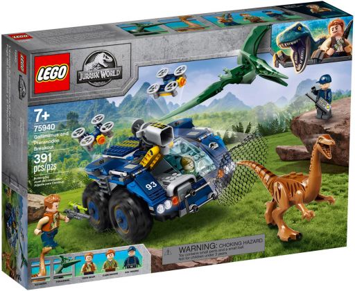 LEGO Jurassic World 75940 L'évasion du Gallimimus et du Ptéranodon