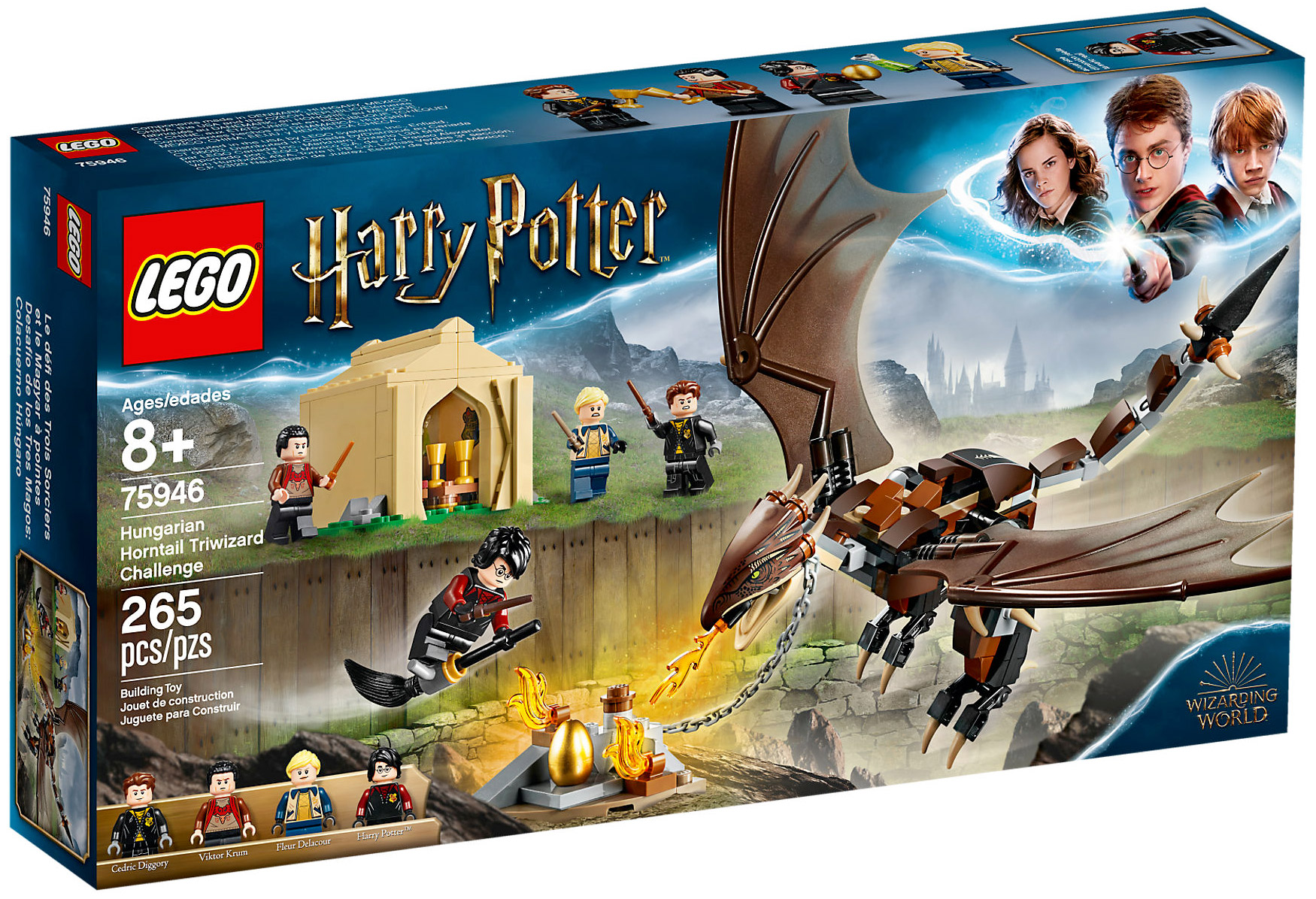 Harry Potter Pas Cher LEGO Harry Potter 75946 pas cher, Magyar à pointes du Tournoi des Trois