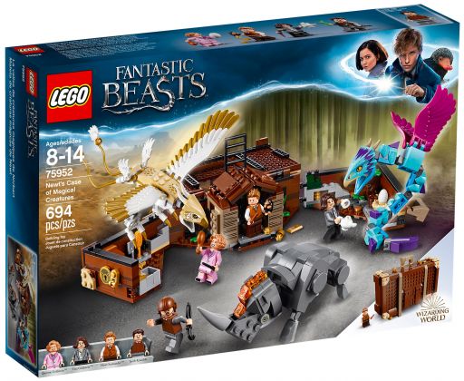 LEGO Harry Potter 75952 La valise des animaux fantastiques de Norbert