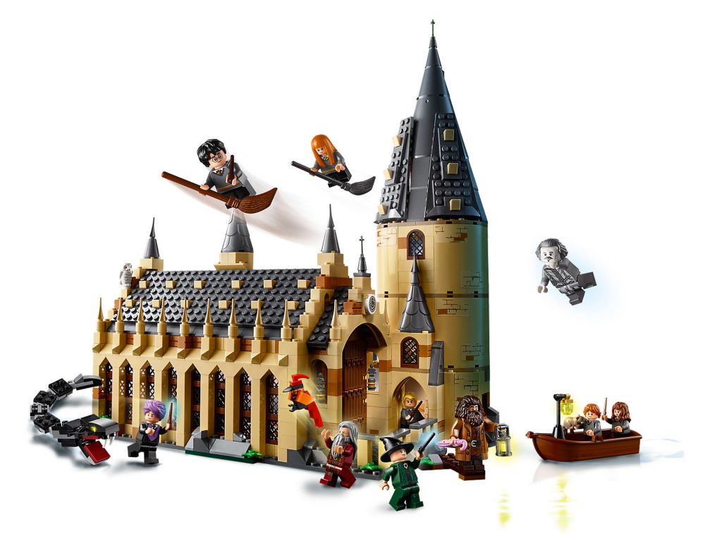 la grande salle du chateau de poudlard lego