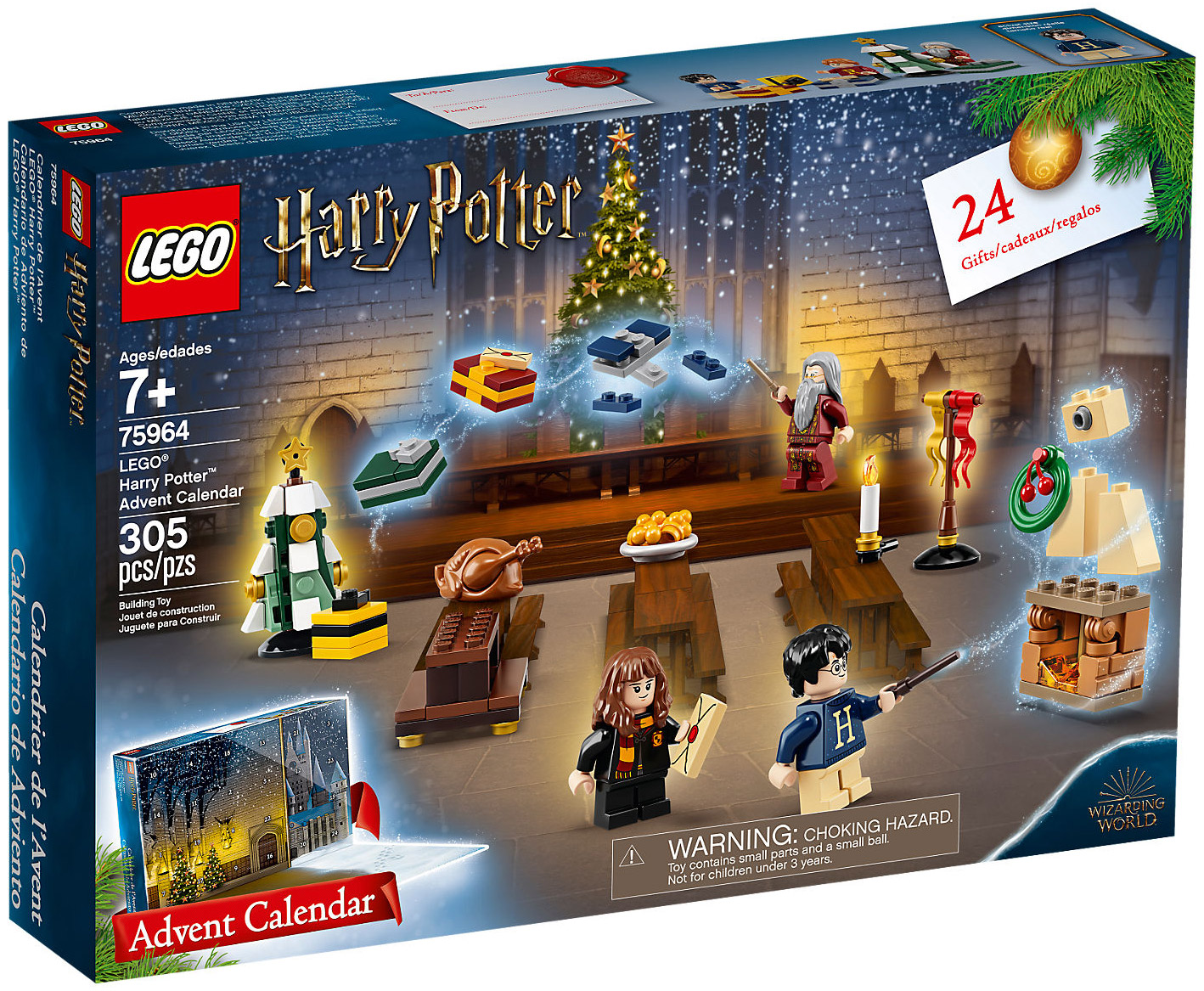 LEGO Harry Potter 75964 pas cher, Calendrier de l'Avent LEGO Harry Potter  2019