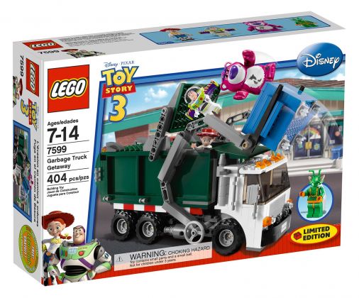 LEGO Toy Story 7599 L'évasion de Buzz et Jessie du camion poubelle