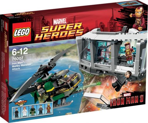 LEGO Marvel 76007 Iron Man : l'attaque de la villa de Malibu