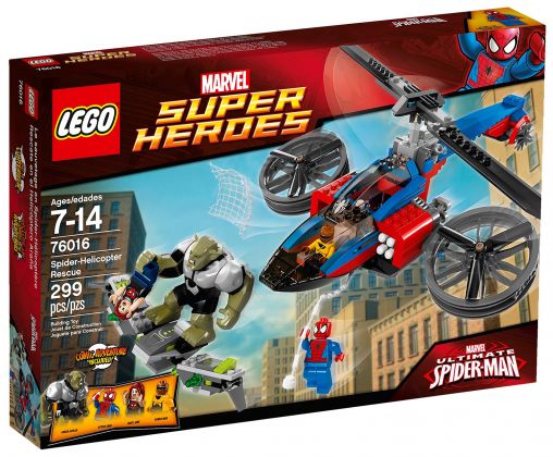 LEGO Marvel 76016 Le sauvetage en Spider-Hélicoptère