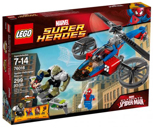 LEGO Marvel 76016 Le sauvetage en Spider-Hélicoptère