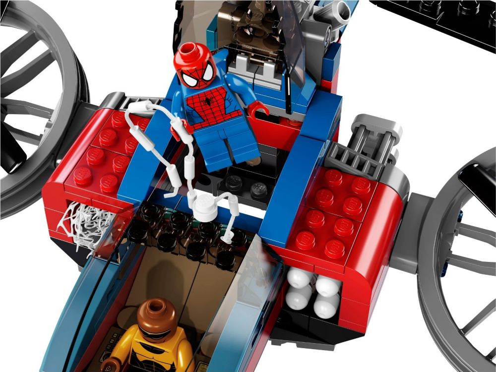 LEGO Marvel 76016 pas cher, Le sauvetage en Spider-Hélicoptère