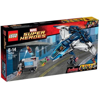 LEGO Marvel 76032 La poursuite en ville du Quinjet des Avengers