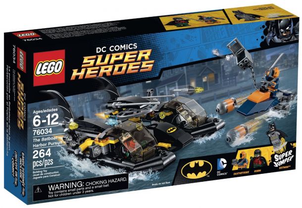 LEGO DC Comics 76034 Poursuite en BatBoat dans le port