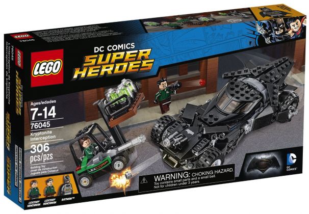 LEGO DC Comics 76045 L'interception de la Kryptonite