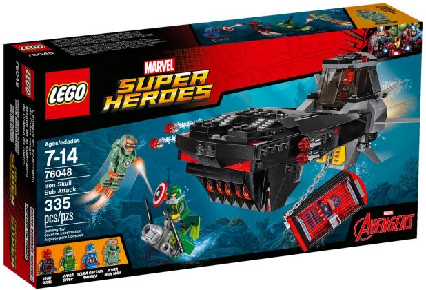 LEGO Marvel 76048 L'attaque en sous-marin d'Iron Skull