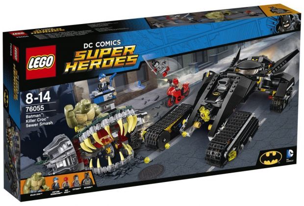 LEGO DC Comics 76055 Batman : choc dans les égouts avec Killer Croc