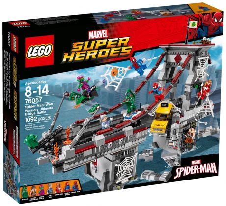 LEGO Marvel 76057 Spider-Man : Le combat suprême sur le pont des Web Warriors
