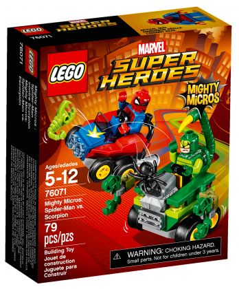 LEGO Marvel 76071 Mighty Micros : Spider-Man contre Scorpion
