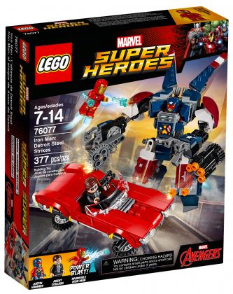 LEGO Marvel 76077 Iron Man : L’attaque de Detroit Steel