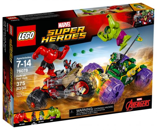 LEGO Marvel 76078 Hulk contre Hulk Rouge