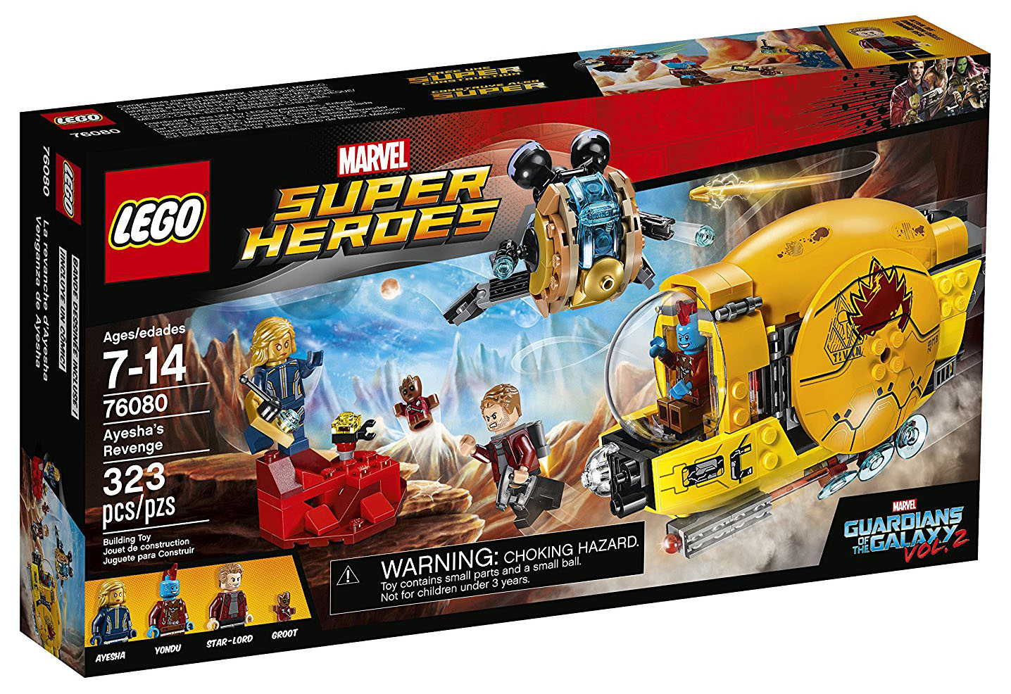 LEGO Marvel 76080 pas cher, La revanche d'Ayesha